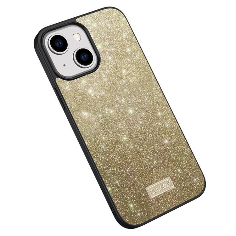 SULADA SULADA Mobilskal till iPhone 15 Plus Glitter Sequins - Guld