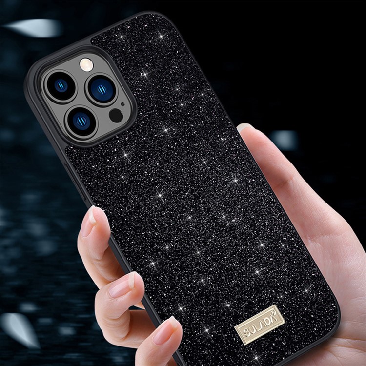 SULADA SULADA Mobilskal till iPhone 15 Pro Max Glitter Sequins - Röd