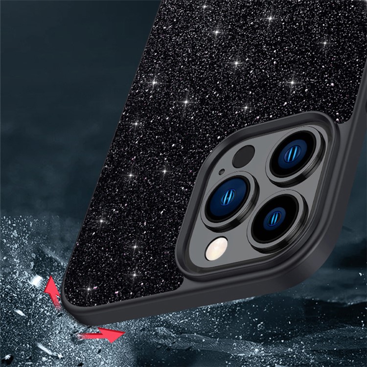 SULADA SULADA Mobilskal till iPhone 15 Pro Glitter Sequins - Röd