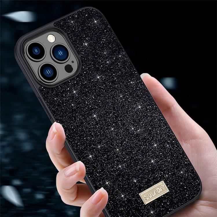 SULADA SULADA Mobilskal till iPhone 15 Plus Glitter Sequins - Lila