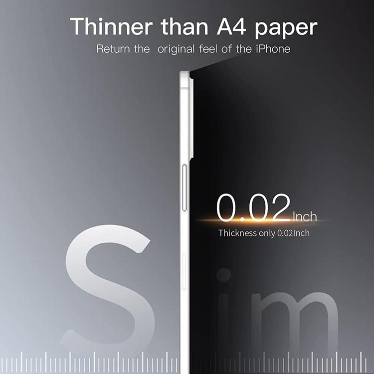 UTGATT BOOM Zero Mobilskal till iPhone 15 Pro Ultra Slim - Frosted