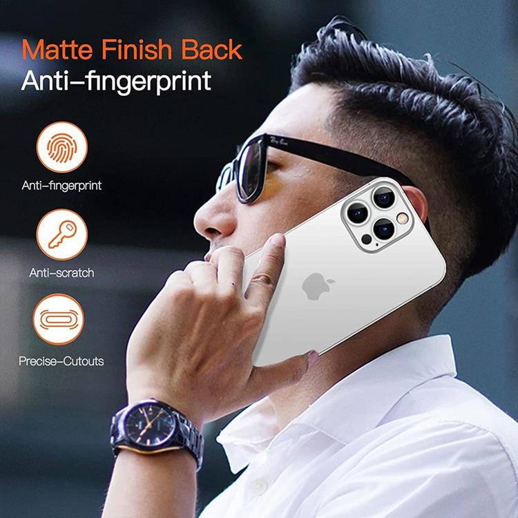 UTGATT BOOM Zero Mobilskal till iPhone 15 Pro Ultra Slim - Frosted