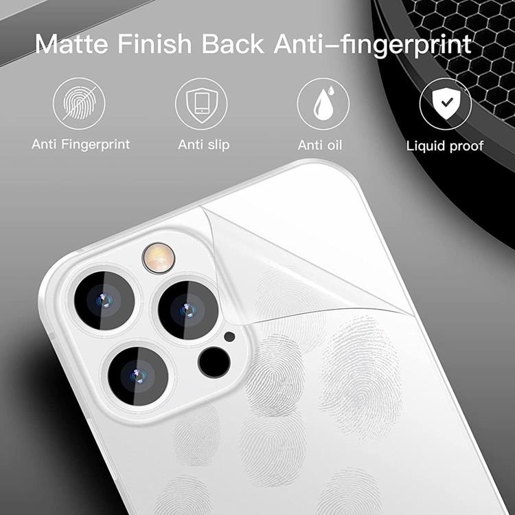 UTGATT BOOM Zero Mobilskal till iPhone 15 Pro Ultra Slim - Frosted