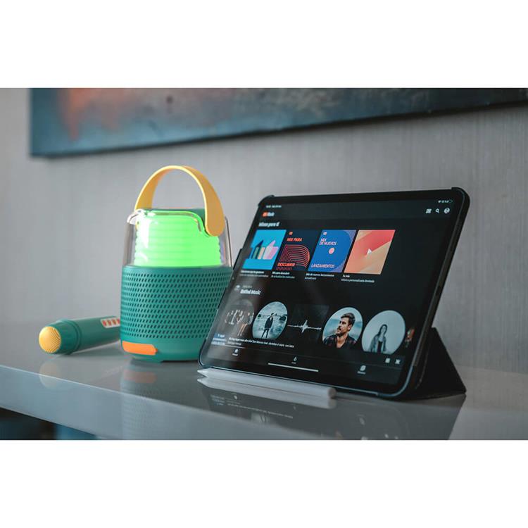 MOB MOBILITY ON BOARD Högtalare Karaoke Kit Mic LED - Blå