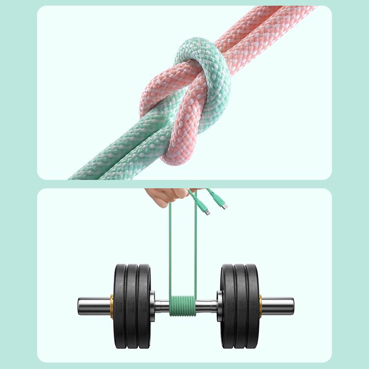 Joyroom Joyroom USB-A till Lightning kabel Multi-Color 3A 1m - Grön