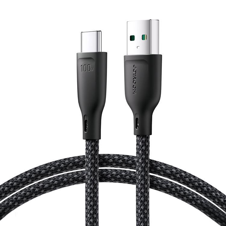 Joyroom Joyroom USB-C till USB-A kabel 100W 1m Multi-Color - Svart