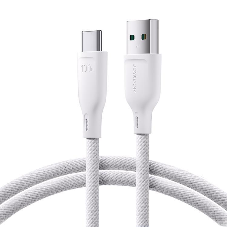Joyroom Joyroom USB-C till USB-A kabel 100W 1m Multi-Color - Vit