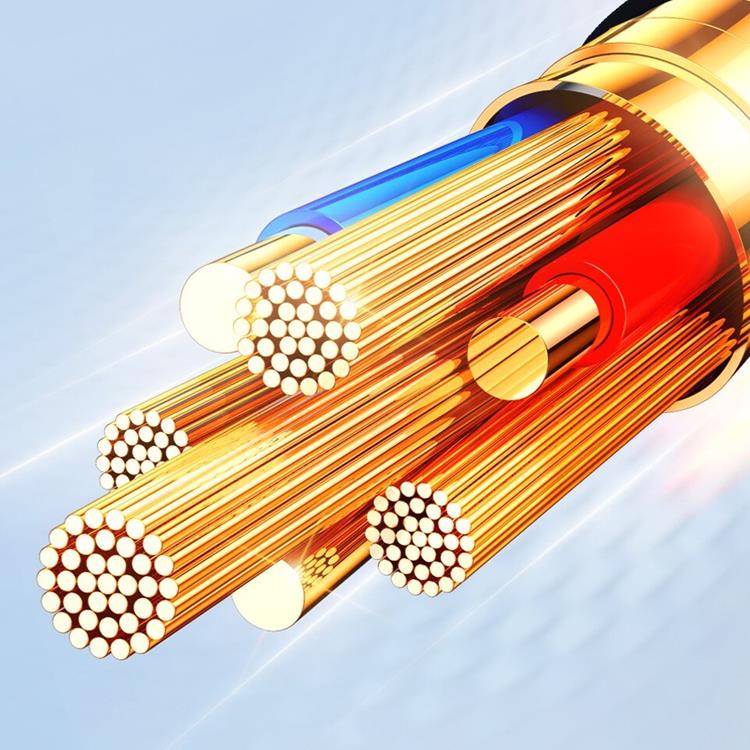 Joyroom Joyroom 3in1 USB-A till USB-C Lightning microUSB kabel 1.2m