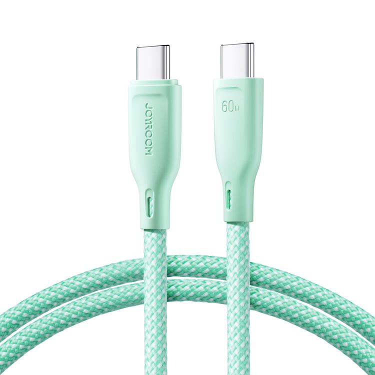 Joyroom Joyroom USB-C till USB-C kabel 60W 1m Multi-Color - Grön