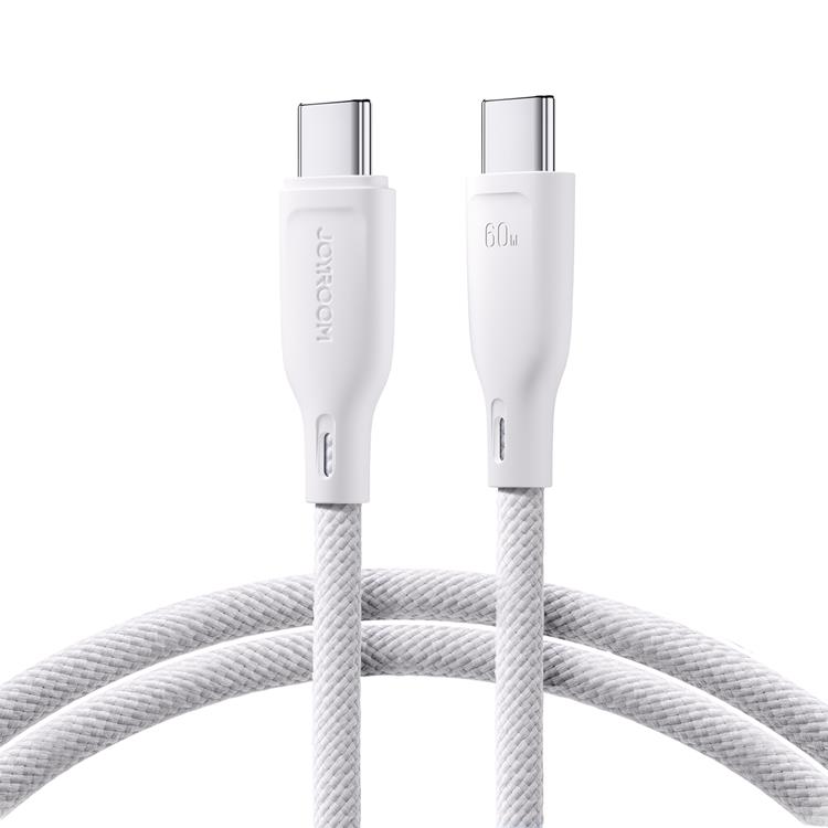 Joyroom Joyroom USB-C till USB-C kabel 60W 1m Multi-Color - Vit