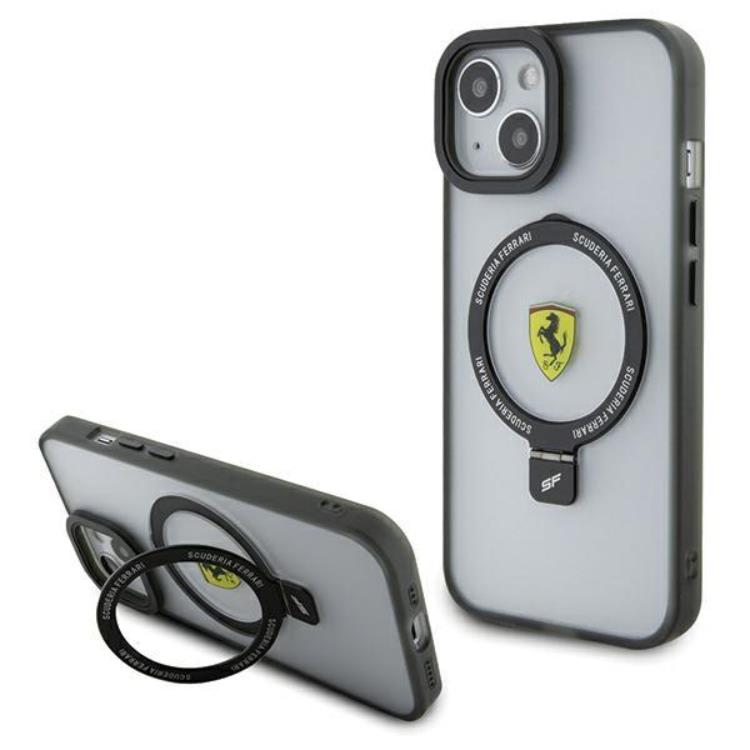 Ferrari Ferrari Mobilskal till iPhone 15 Magsafe Ring Stand 2023 Collection
