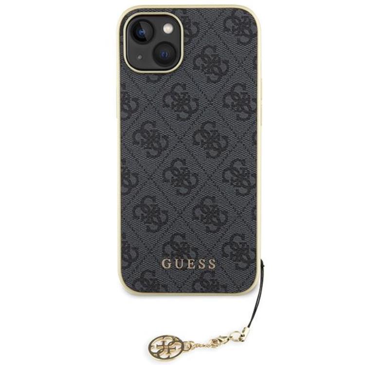 Guess Guess Mobilskal till iPhone 15 Plus Charms Collection - Grå