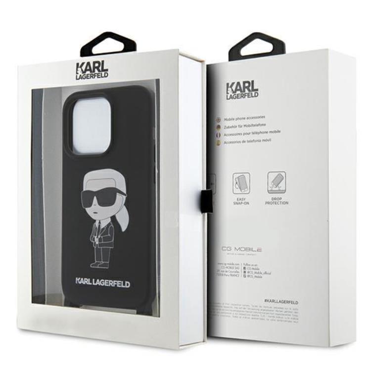KARL LAGERFELD Karl Lagerfeld Mobilskal till iPhone 15 Pro Max Crossbody Silikon