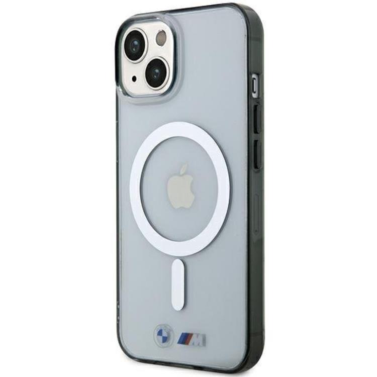 BMW BMW Mobilskal till iPhone 15 Magsafe Silver Ring - Transparent