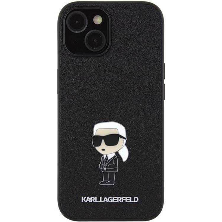 KARL LAGERFELD KARL LAGERFELD Mobilskal till iPhone 15 Fixed Glitter Ikonik
