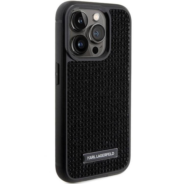 KARL LAGERFELD KARL LAGERFELD Mobilskal till iPhone 15 Pro Rhinestone Logo
