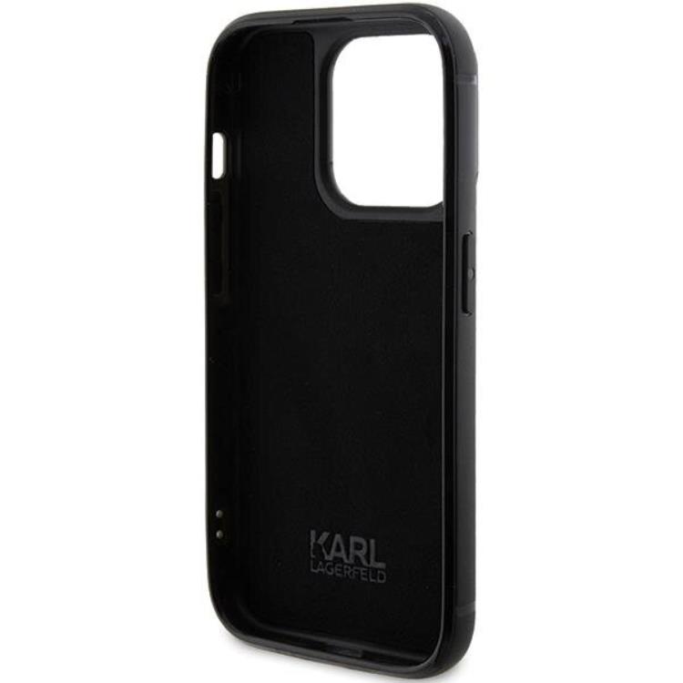 KARL LAGERFELD KARL LAGERFELD Mobilskal till iPhone 15 Pro Rhinestone Logo