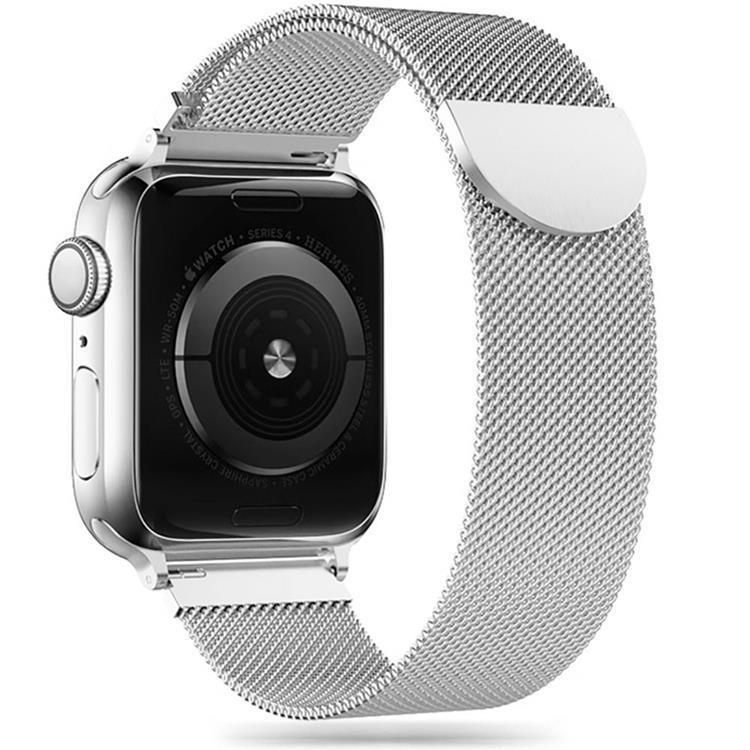 Tech-Protect Tech-Protect Milaneseband Apple Watch 4/5/6/7/8/9/10/SE(38/40/41mm) - Silver