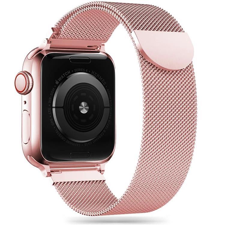 Tech-Protect Milaneseband Apple Watch 7/8/9/10/SE/Ultra 1/2(44/45/46/49mm) - Rose Gold