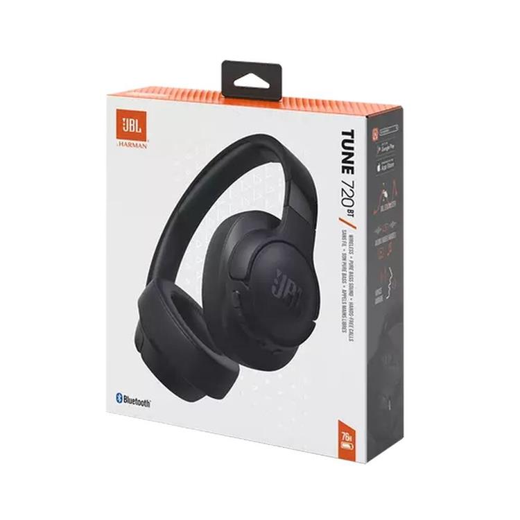 JBL JBL On-Ear Trådlösa Hörlurar Tune 720BT - Svart