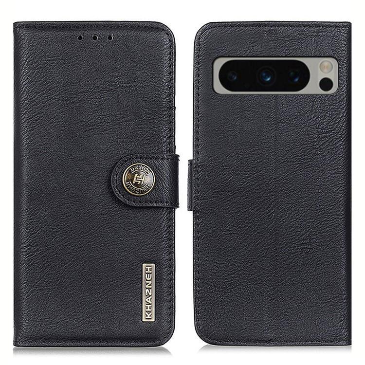 KHAZNEH KHAZNEH Google Pixel 8 Plånboksfodral Cowhide - Svart