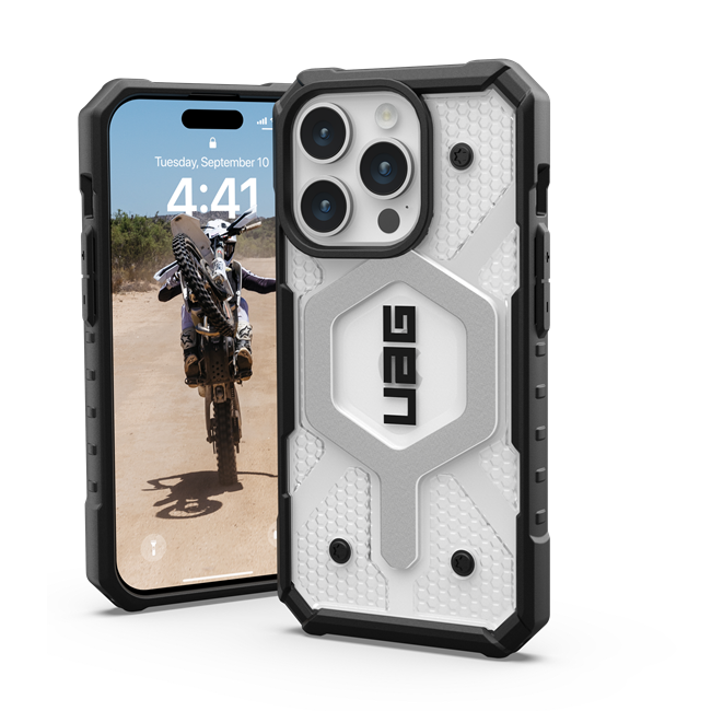 UAG UAG Mobilskal till iPhone 15 Pro Magsafe Pathfinder - Ice