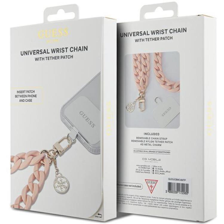 Guess Guess Universal Big Mobilrem Acrylic Charm - Rosa