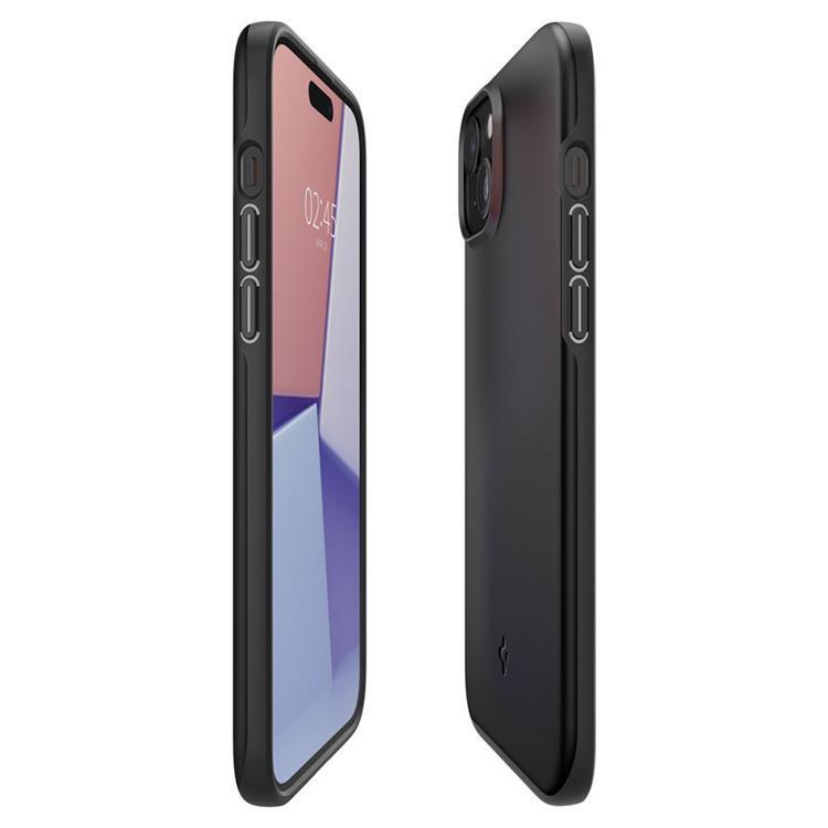Spigen Spigen Mobilskal till iPhone 15 Thin Fit - Svart