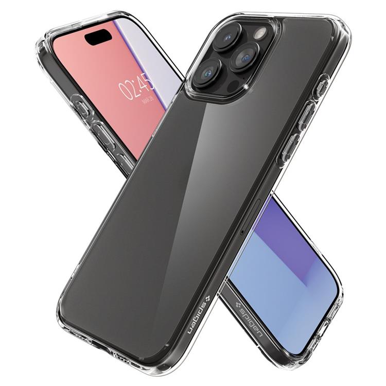 Spigen Spigen Mobilskal till iPhone 15 Pro Ultra Hybrid - Frost Clear