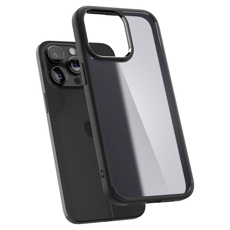 Spigen Spigen iPhone 15 Pro Mobilskal Ultra Hybrid - Frost Svart