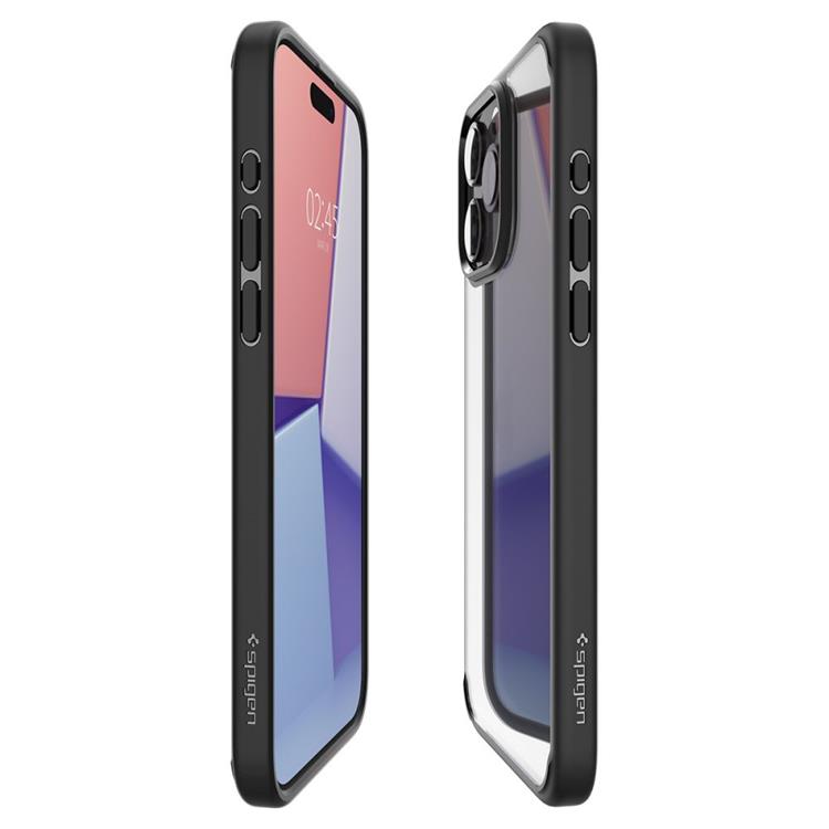 Spigen Spigen Mobilskal till iPhone 15 Pro Ultra Hybrid - Matte Svart