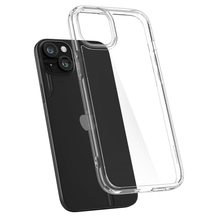 Spigen Spigen Mobilskal till iPhone 15 Ultra Hybrid - Crystal Clear