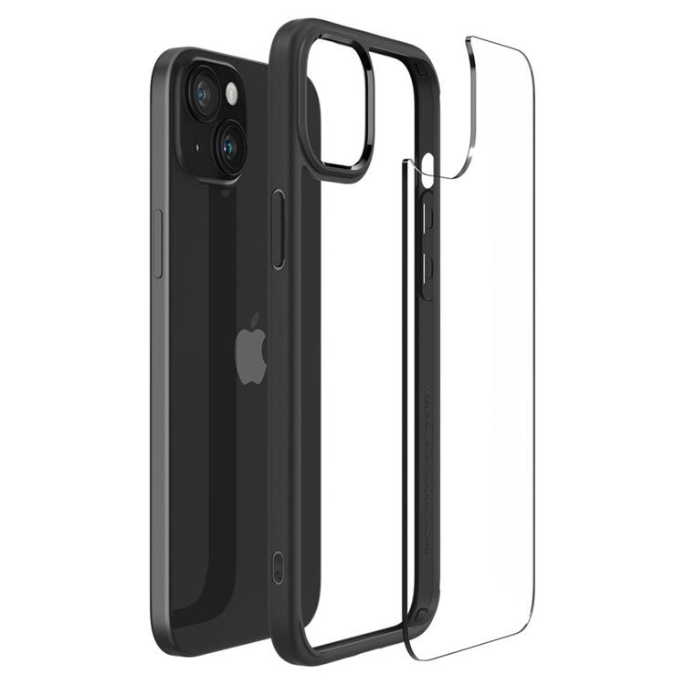 Spigen Spigen Mobilskal till iPhone 15 Ultra Hybrid - Matte Svart