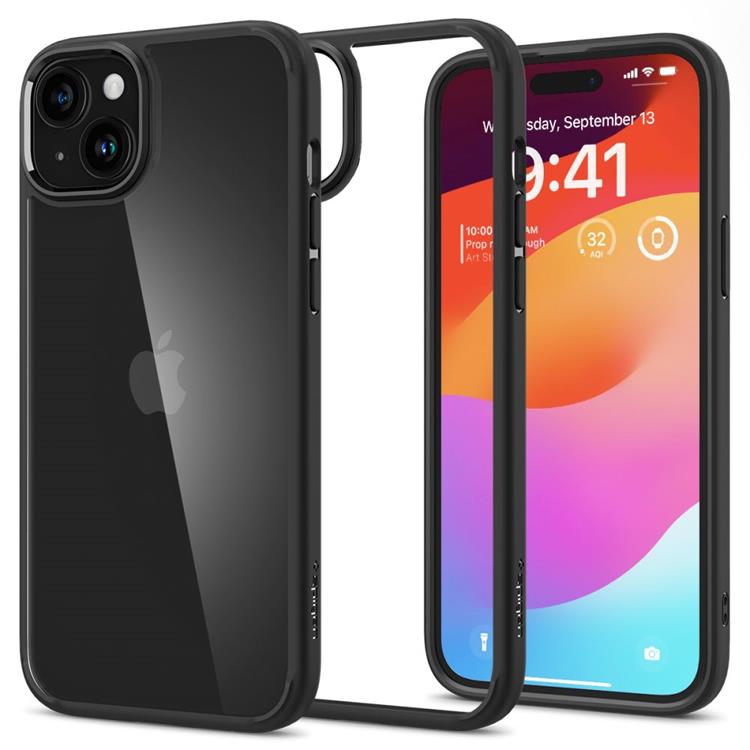 Spigen Spigen Mobilskal till iPhone 15 Plus Ultra Hybrid - Matte Svart