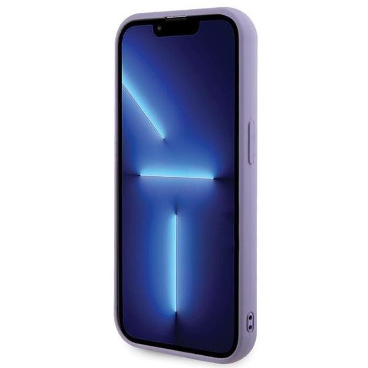 Guess Guess Mobilskal till iPhone 15 Pro Max Sequin Script Metal - Lila