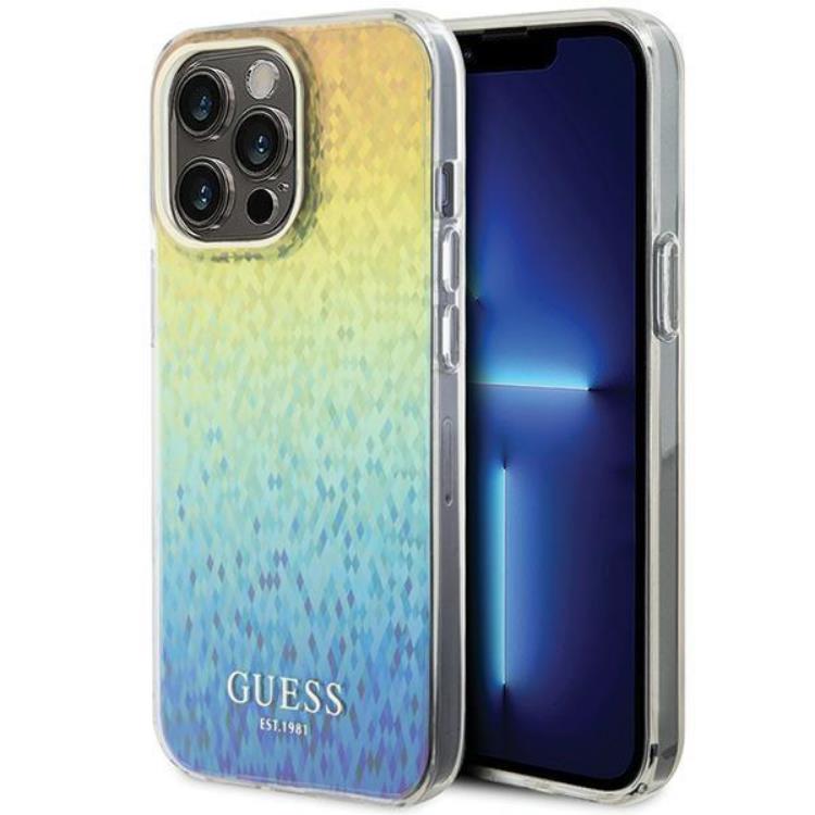 Guess Guess Mobilskal till iPhone 15 Pro Max IML Mirror Disco Iridescent