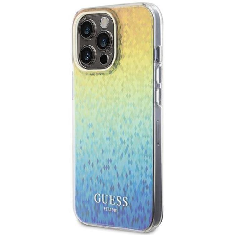 Guess Guess Mobilskal till iPhone 15 Pro Max IML Mirror Disco Iridescent