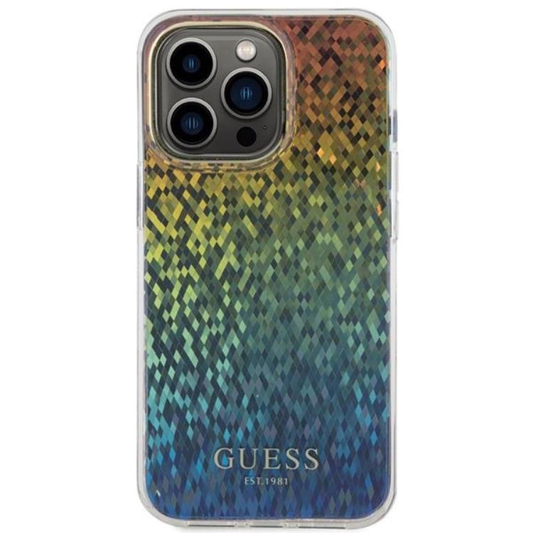Guess Guess Mobilskal till iPhone 15 Pro Max IML Mirror Disco Iridescent