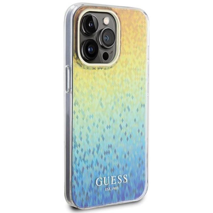 Guess Guess Mobilskal till iPhone 15 Pro Max IML Mirror Disco Iridescent