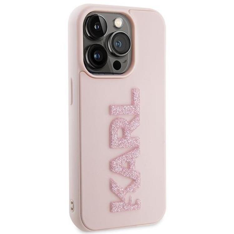 KARL LAGERFELD Karl Lagerfeld Mobilskal till iPhone 15 Pro Max 3D Glitter Logo