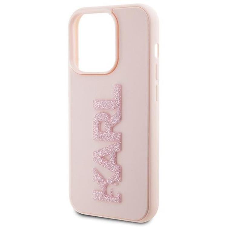 KARL LAGERFELD Karl Lagerfeld Mobilskal till iPhone 15 Pro Max 3D Glitter Logo