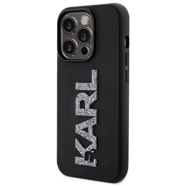 KARL LAGERFELD Karl Lagerfeld Mobilskal till iPhone 15 Pro Max 3D Glitter Logo
