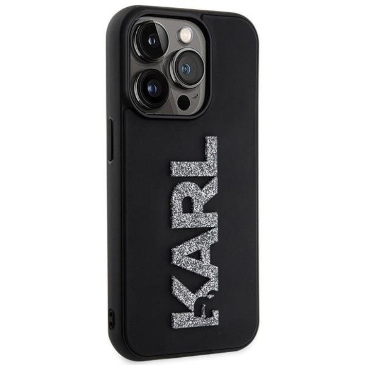 KARL LAGERFELD Karl Lagerfeld Mobilskal till iPhone 15 Pro Max 3D Glitter Logo