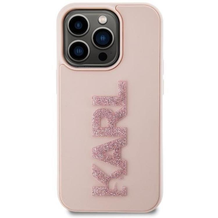 KARL LAGERFELD Karl Lagerfeld Mobilskal till iPhone 15 Pro 3D Glitter Logo