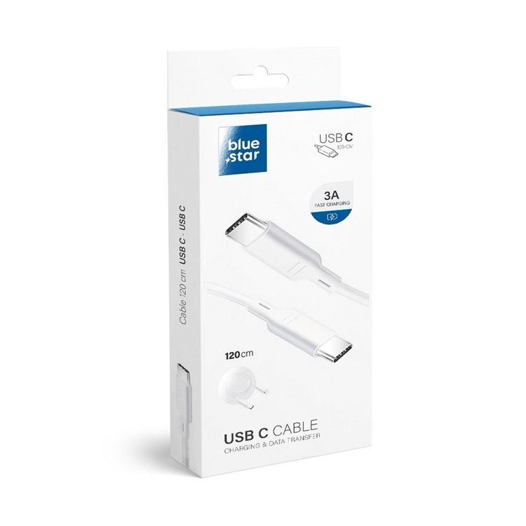 Blue Star Blue Star USB-C till USB-C kabel 3A PD-standard 1.2m