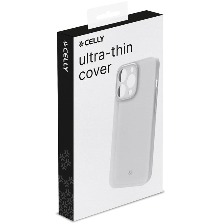 Celly Celly Mobilskal till iPhone 15 SPACE Super Thin - Vit