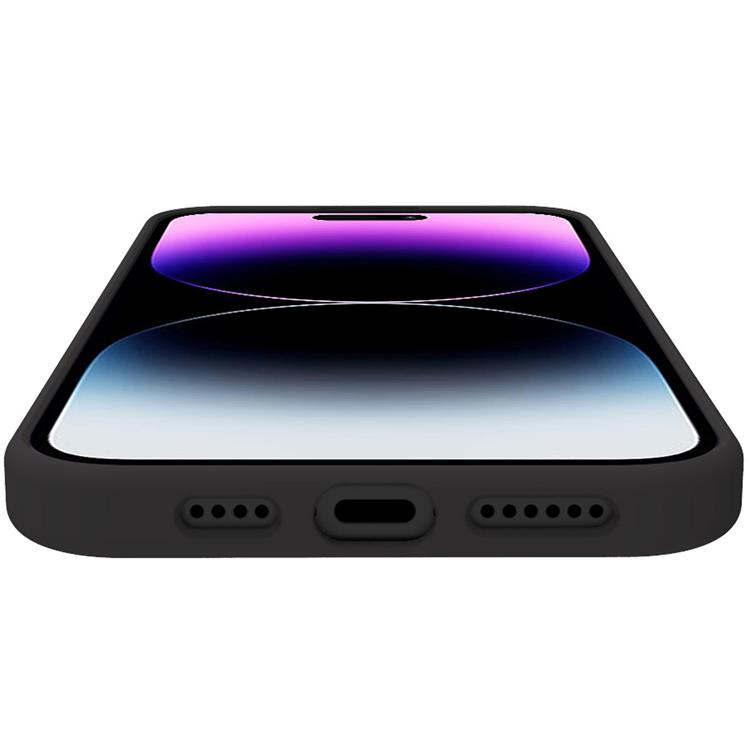 Celly Celly Mobilskal till iPhone 15 Pro Max Cromo Soft Rubber - Svart