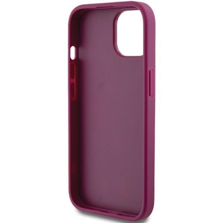 Guess Guess iPhone 15 Mobilskal Glitter Script Big - Lila