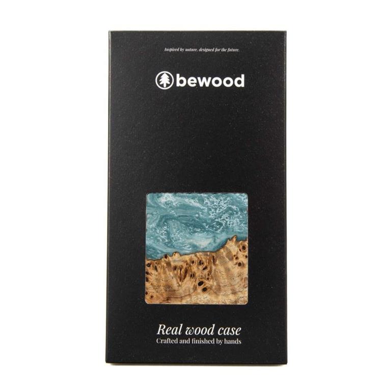 Bewood Bewood Mobilskal till iPhone 15 Plus Unique Uranus - Blå/Vit