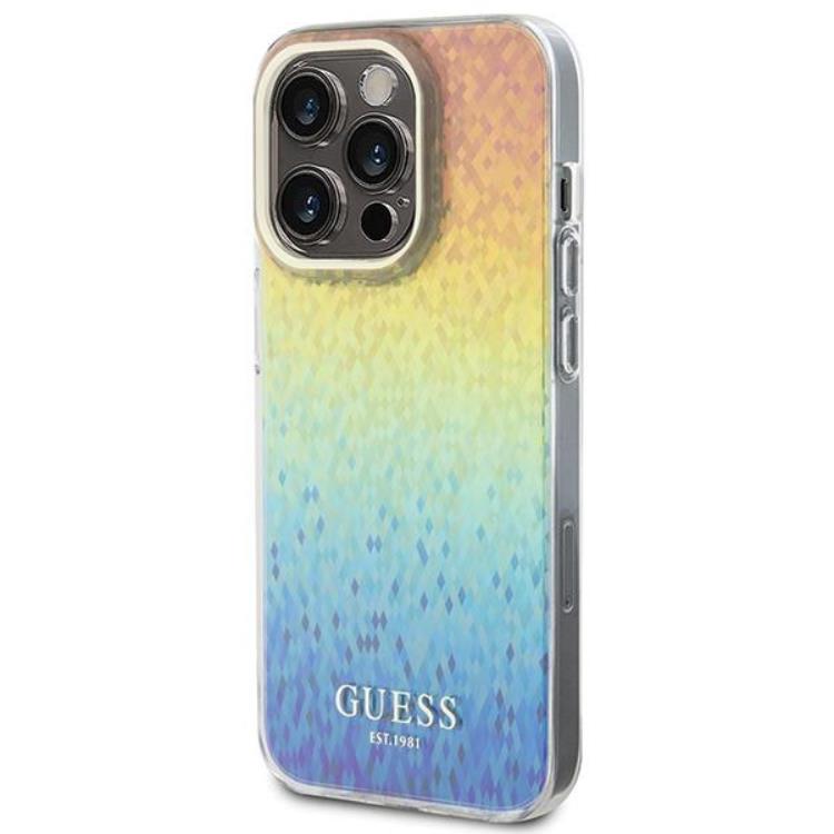 Guess Guess Mobilskal till iPhone 15 Pro IML Mirror Disco Iridescent